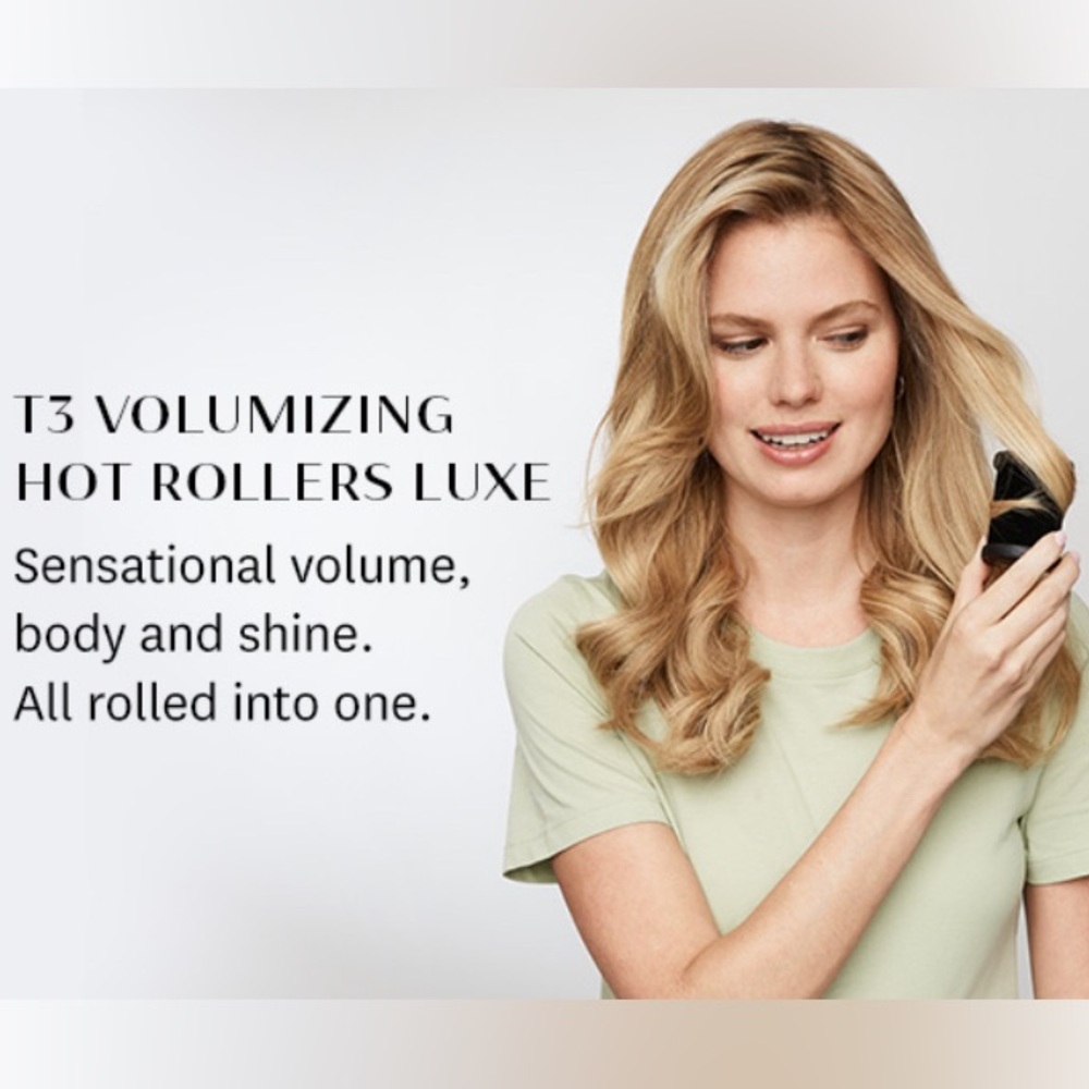 T3 LUXE Volumizing Hot Rollers Premium Hair Curler Set for Volume, Body … - Picture 7 of 12